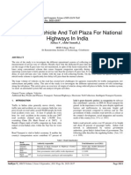 Survey On Vehicle and Toll Plaza For National Highways in India