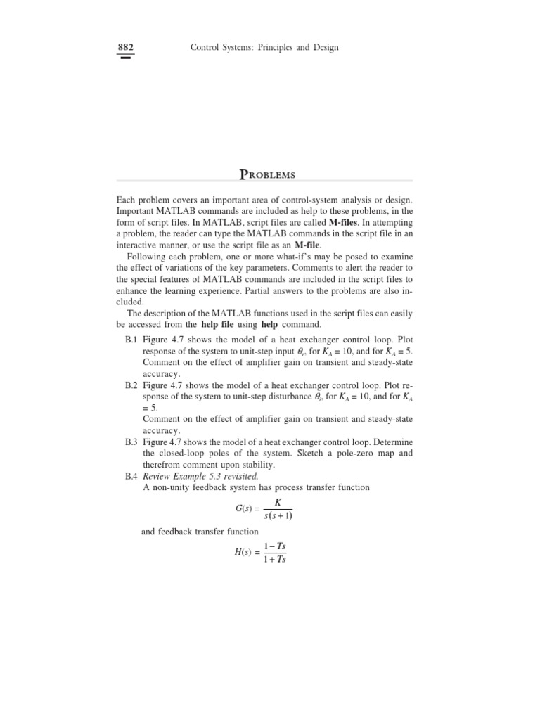 MATLAB - Programs On Control System | PDF | Control Theory | Systems Theory