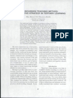 The Discussion Teaching Methods_An Interactive Strategy in Tertiary Learning