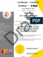 AUD Q10!04!017 - TMBV Certificate C001