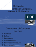 Multimedia Fundamentals of Computer, Internet & Multimedia