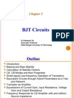 BJT Circuits: DR - Debashis de Associate Professor West Bengal University of Technology