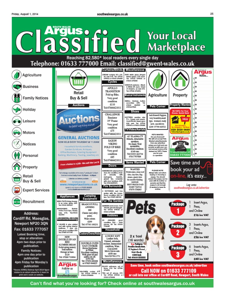 Classified: Your Local Marketplace | PDF | Advertising | Transport
