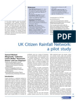 UK Citizen Rainfall Network: A Pilot Study: References