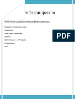 Factor Analysis Results