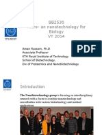 BB2530 Micro-An Nanotechnology For Biology VT 2014