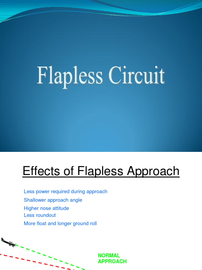Flapless Approach Effects on Landing | PDF | Technology & Engineering