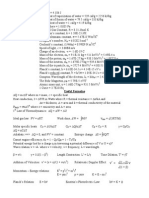 Formula Sheet