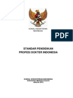 Final Standar Pendidikan Profesi Dokter Indonesia, 26 Januari 2013