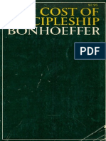 The Cost of Discipleship - Bonhoeffer
