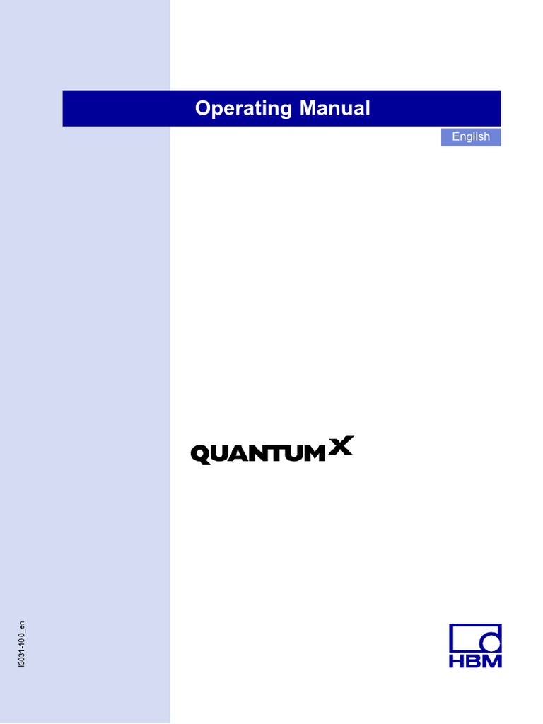 QuantumX-System MANUAL | PDF | Application Programming Interface | Safety
