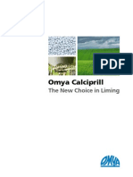 Omya Calciprill: Finely Ground Limestone for Immediate Soil pH Improvement