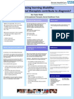 Assessing Learning Disability How Do Occupational Therapists Contribute To Diagnosis