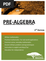 Pre Algebra Preview