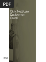 Citrix Netscaler Deployment Guide