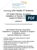 Working With Health IT Systems
