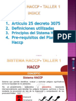 Sistema Haccp Taller 1