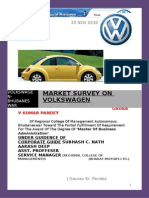 135398483 Project Report on Volkswagen