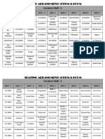 Seating Arrangment of BBM & Bcom: Lecture Hall - 1