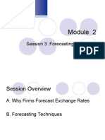 Lecture Session 9 - Forecasting Exchange Rates