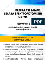 Kelompok 2 Preparasi Spektro Uv