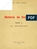 LEÓN Echaíz, René Historia de Santiago T 2