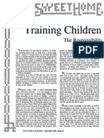 1989 Issue 7 - Training Children in Godliness - Counsel of Chalcedon