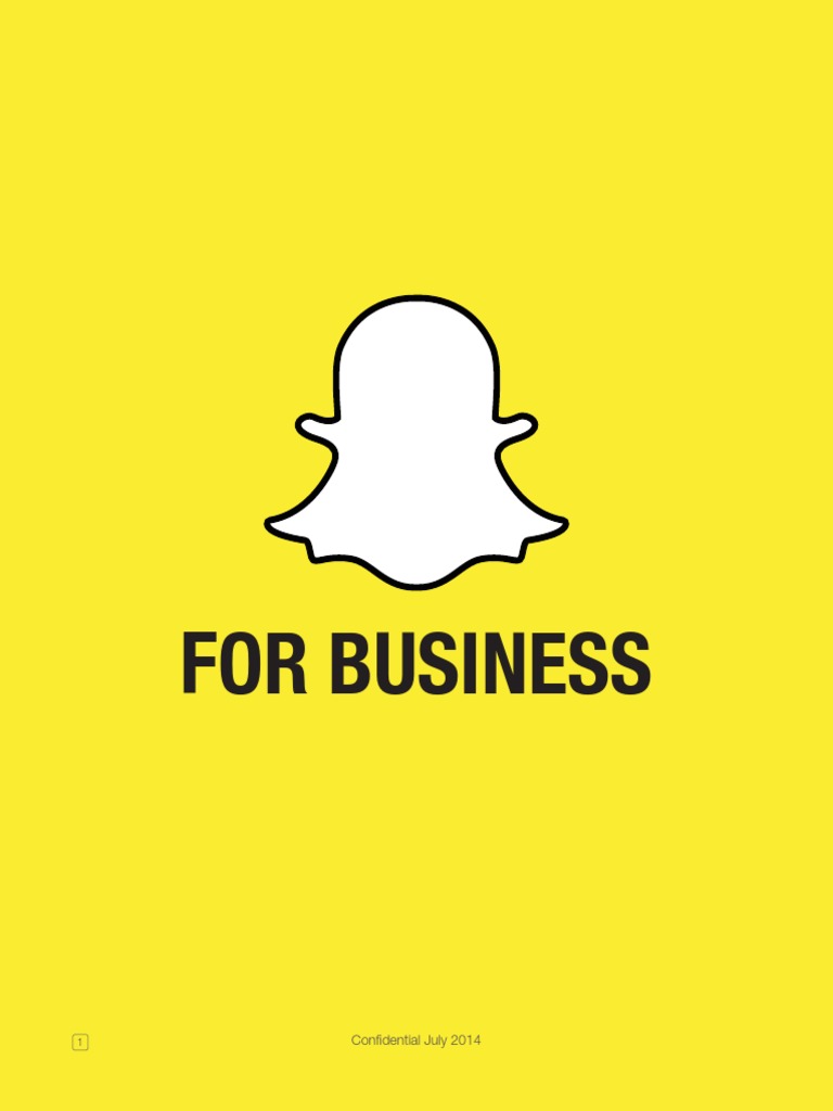 Snapchat Business Deck PDF Snapchat Communication