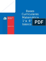 PresentaciÃ N de Bases Curriculares 1Â° A 6Â° Bã¡sico - MatemÃ¡tica