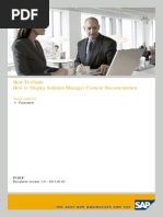CHARM TCodes for SAP Solution Manager | PDF