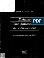 [Francois Zourabichvili] Deleuze, Une Philosophie de l'Evenement