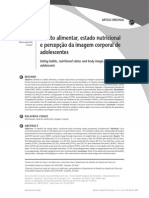 Hábito Alimentar, Estado Nutricional e Percepção Da Imagem Corporal de Adolescentes