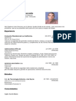 CV Carlos Jose Salazar Acosta