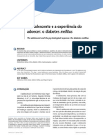 O Adolescente e a Experiência Do Adoecer o Diabetes Mellitus