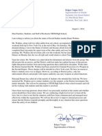 Letter From Dr. Vargas Re NYC Field Trip