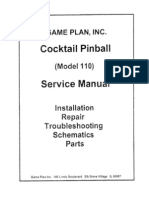 GamePlan Model 110 Service Manual