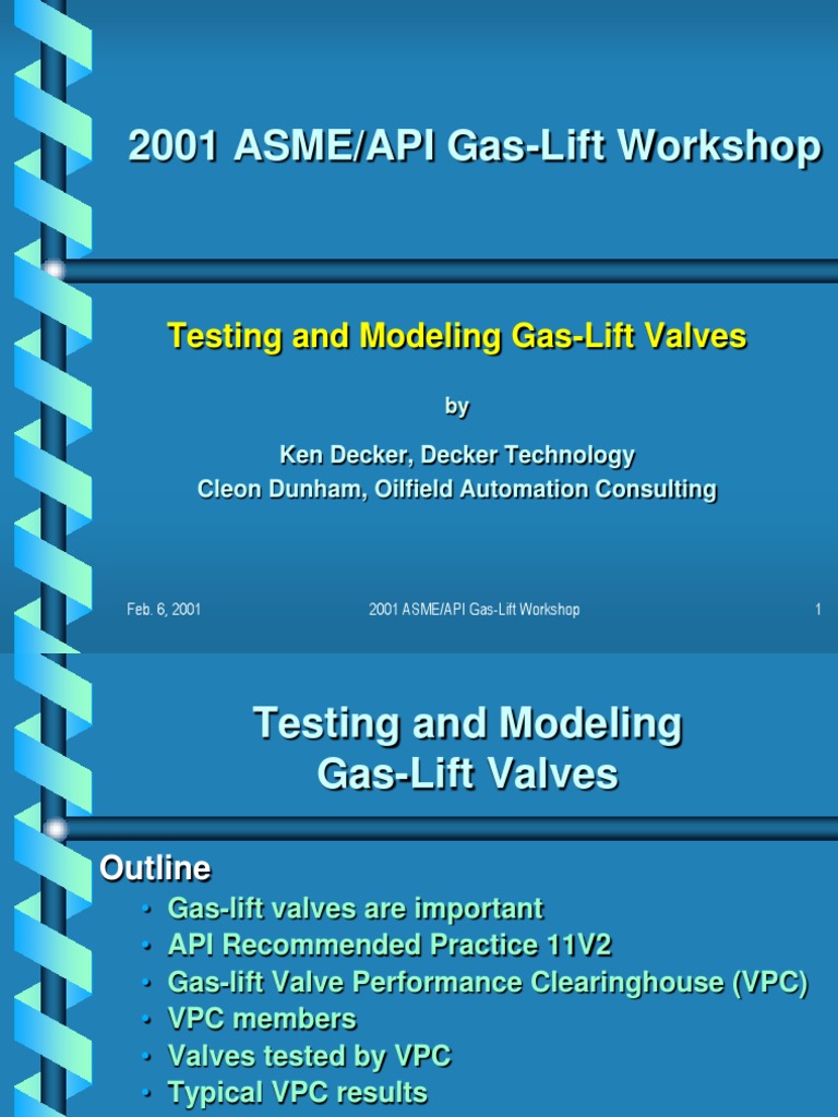 Gas-Lift Valve Testing and Standards | PDF | Valve | Chemical Engineering