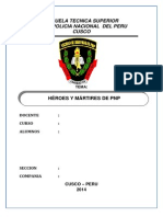 Monografia de Heroes y Martires de PNP