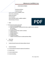 Estructura Del Trabajo Costos Presupuestos