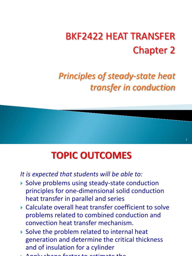 Steady-State Heat Transfer Principles | PDF | Thermal Conduction | Heat ...