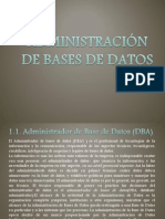 Administración de Bases de Datos