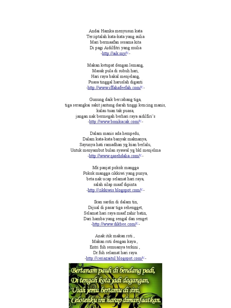 Pantun Raya Pdf