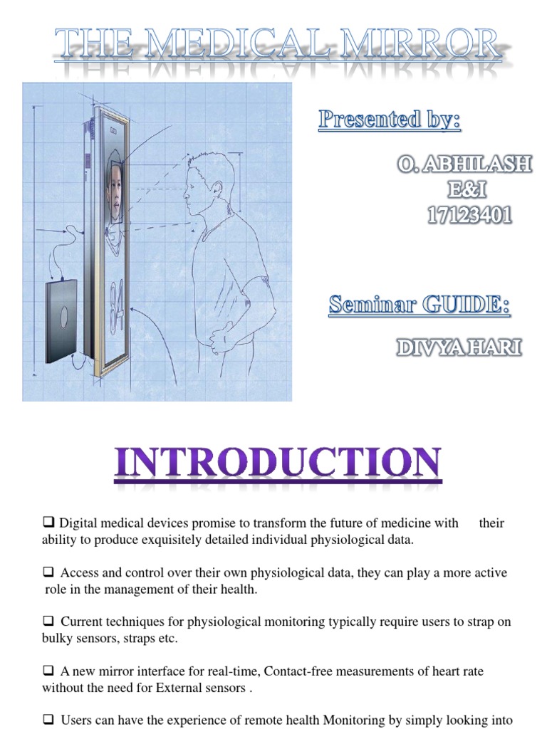 Medical Mirror: Revolutionizing Health Monitoring | PDF | Computer ...
