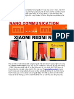 Xiaomi Redmi Note Smartphone Giá Rẻ 8 Nhân