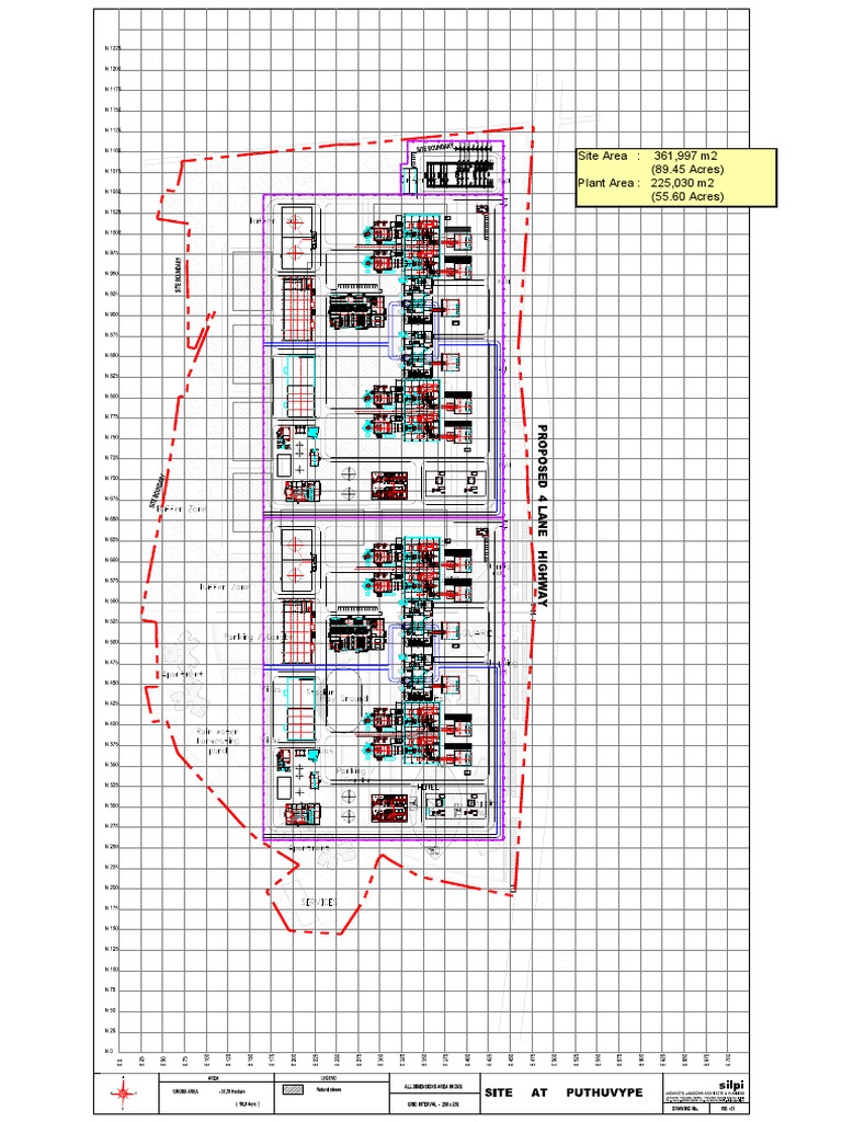 Plant Layout Master 3000MW 90acres 110511 | PDF