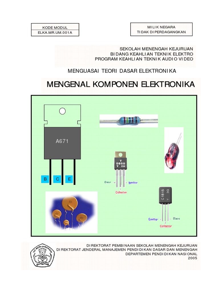Mengenal Komponen Elektronika Pdf