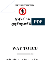 Entry restricted path to ICU