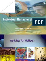 Individual Behavior at Work II