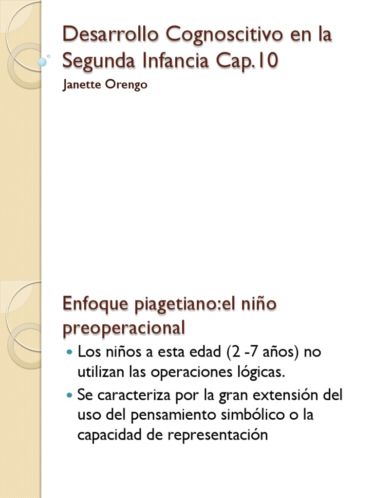 Desarrollo Cognoscitivo en La Segunda Infancia Memoria