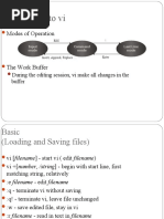 Introduction To Vi: Modes of Operation